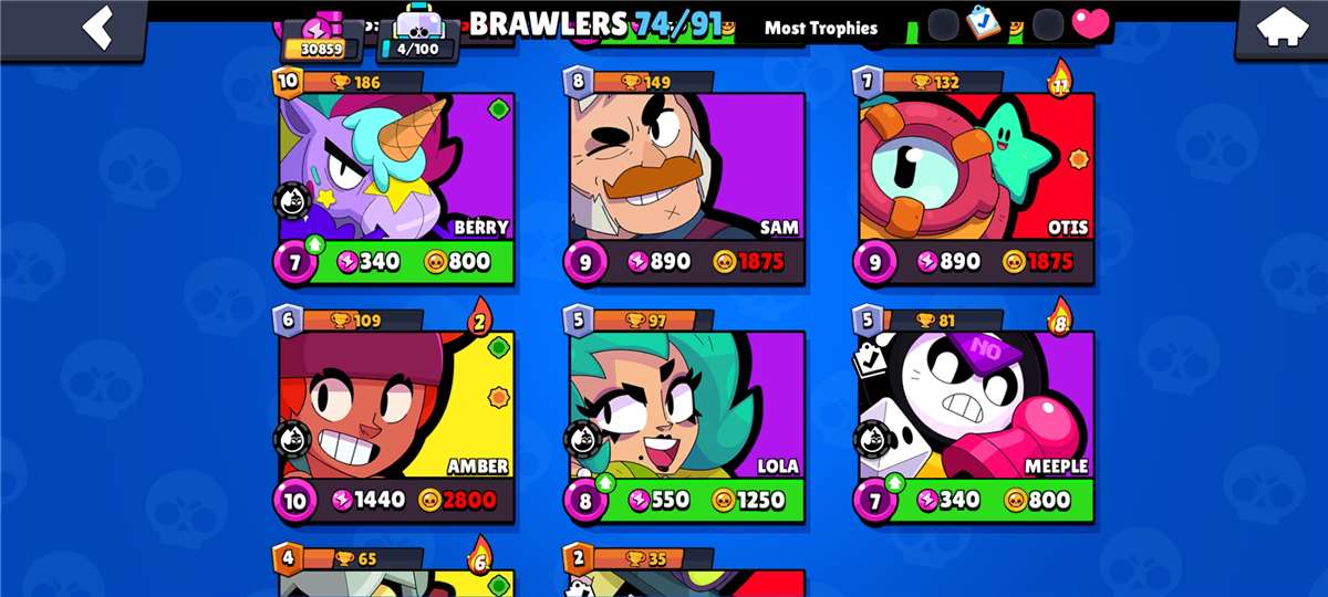 Game account sale Brawl Stars Game account sale Brawl Stars
